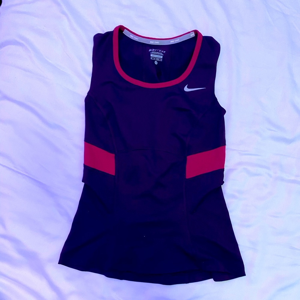 Nike Dri-Fit Tennis Shirt, Purple